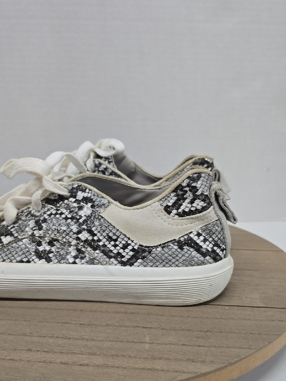 Zara Snakeskin Animal Print Trainers Sneakers Size 40 - Picture 7 of 14